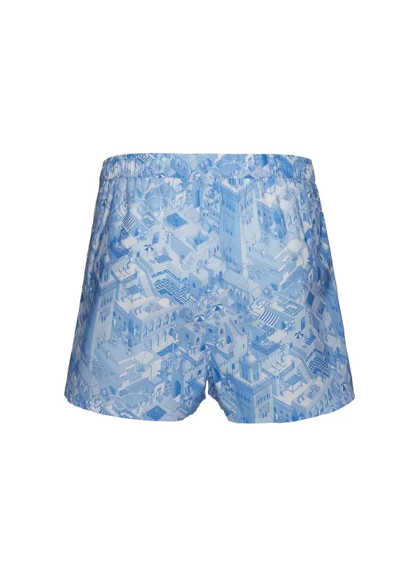 Underwear>DEREK ROSE Marrakech City Print Cotton Boxers