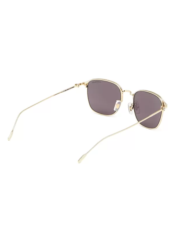 Eyewear>MONTBLANC Mb0189S Metal Square Sunglasses