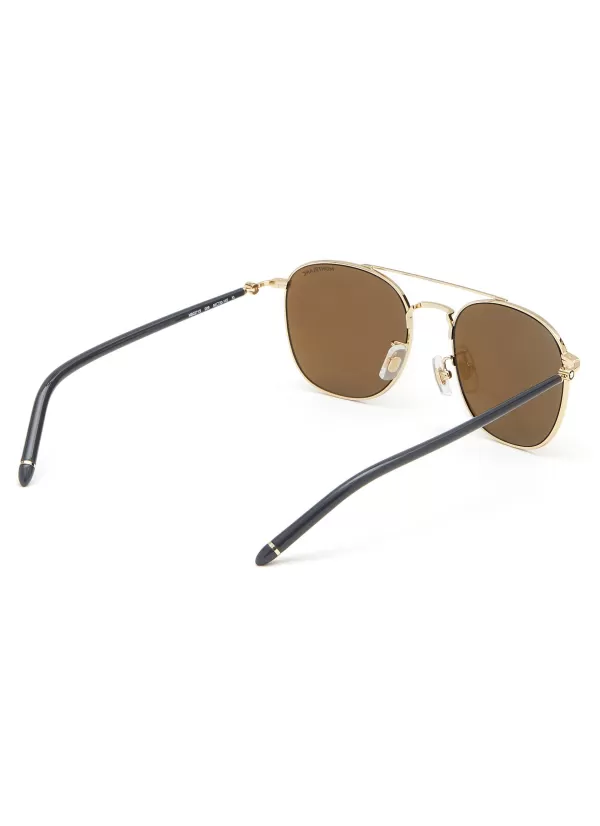 Eyewear>MONTBLANC Mb0271S Metal Square Sunglasses