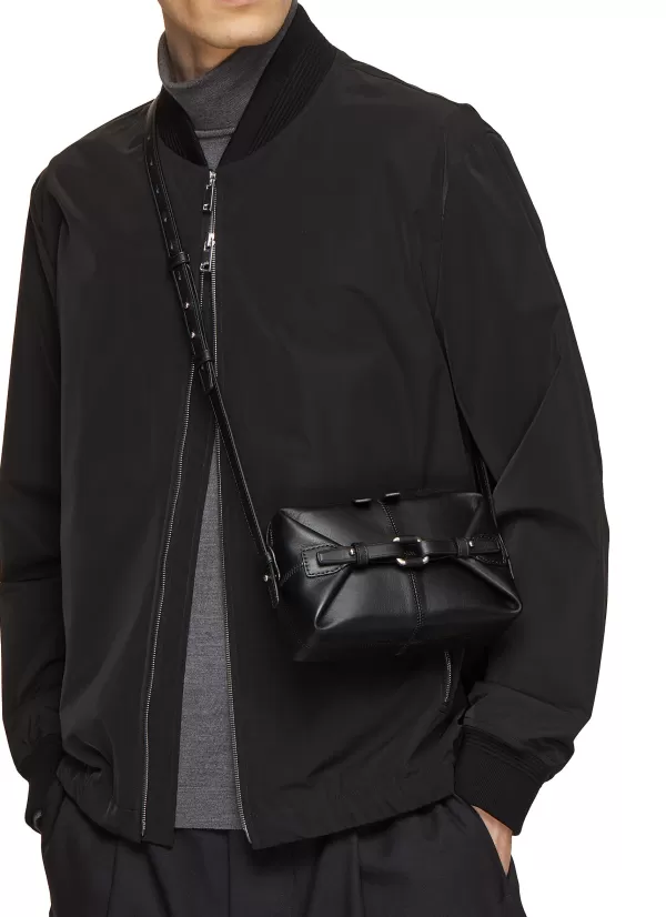 Shoulder Bags>BONASTRE Medium Airbag Leather Messenger Bag