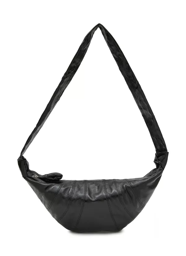 Crossbody>LEMAIRE Medium Croissant Coated Cotton Crossbody Bag