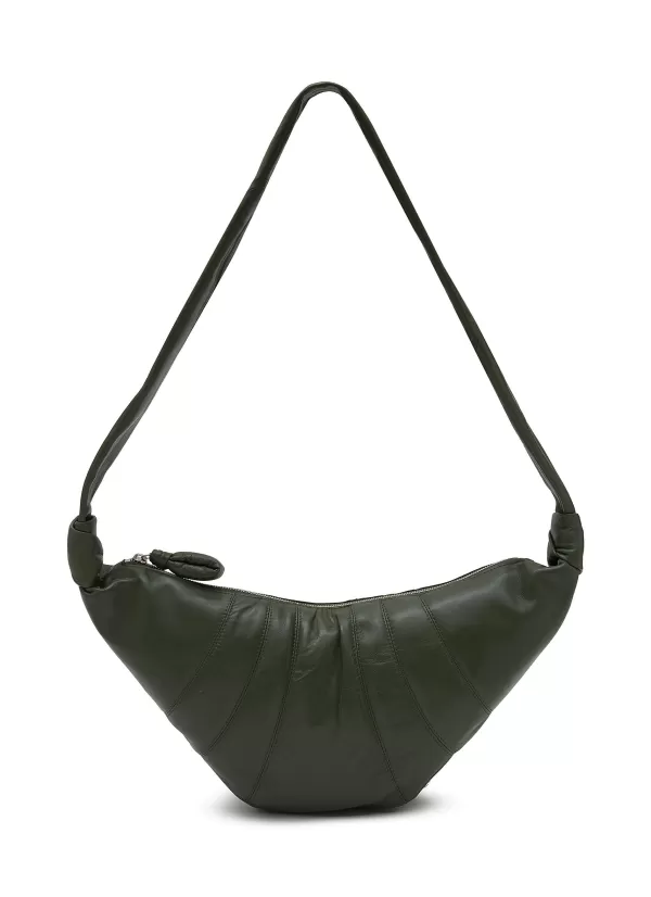 Crossbody>LEMAIRE Medium Croissant Leather Crossbody Bag