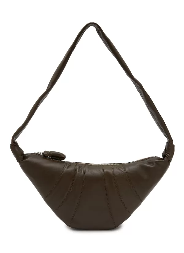 Crossbody>LEMAIRE Medium Croissant Leather Crossbody Bag