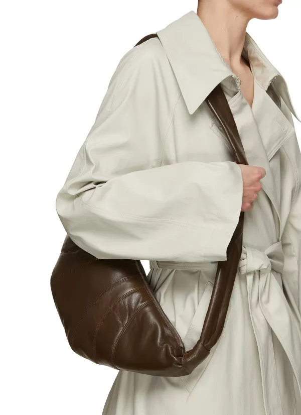 Crossbody>LEMAIRE Medium Croissant Leather Crossbody Bag