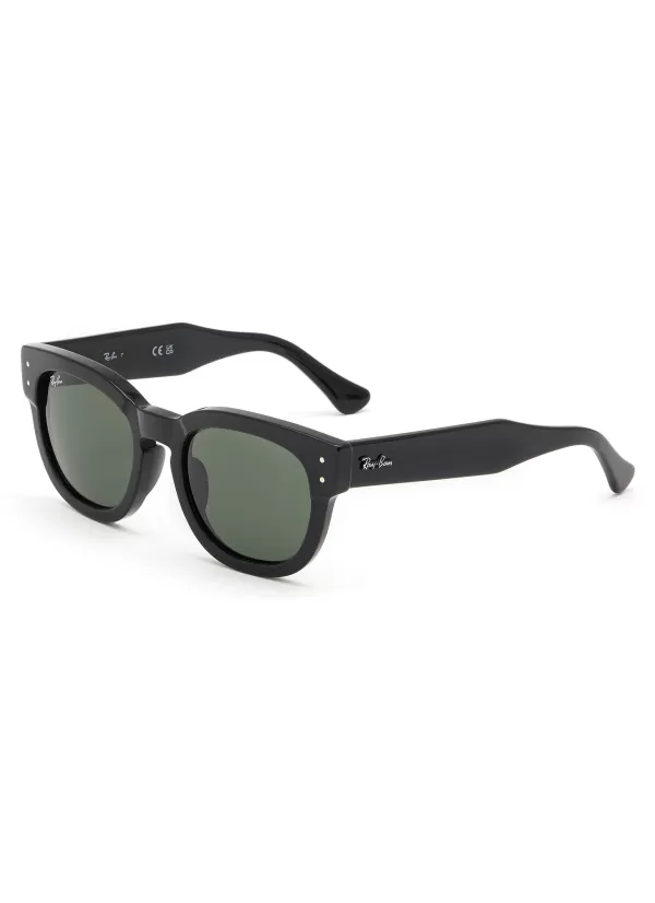 Eyewear>RAY BAN Mega Hawkeye Acetate Square Sunglasses