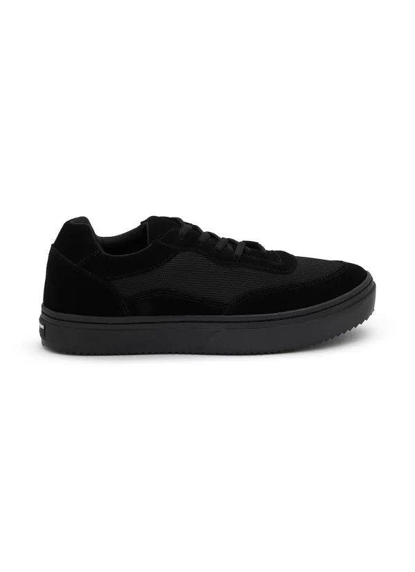 Sneakers>COMME DES GARÇONS HOMME Mesh Suede Low Top Sneakers