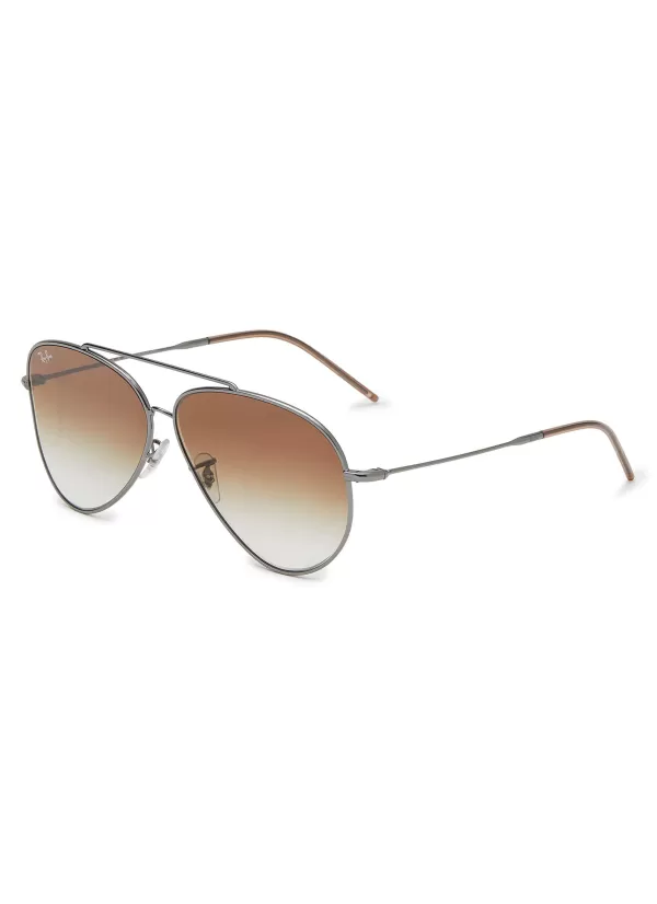 Eyewear>RAY BAN Metal Aviator Sunglasses