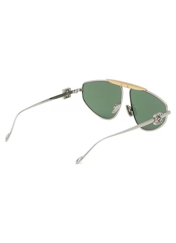 Eyewear>LOEWE Metal Aviator Sunglasses