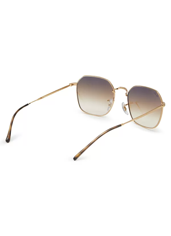 Eyewear>RAY BAN Metal Geometric Sunglasses