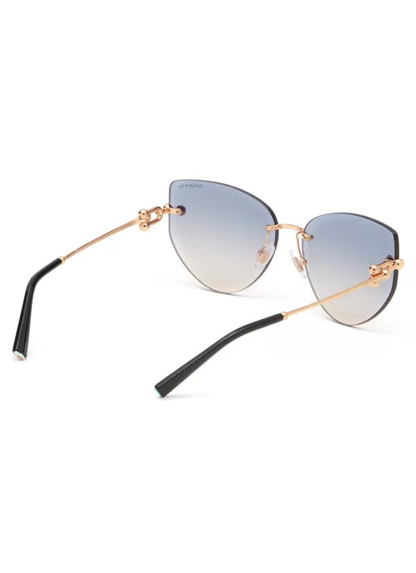 Eyewear>TIFFANY Metal Irregular Sunglasses