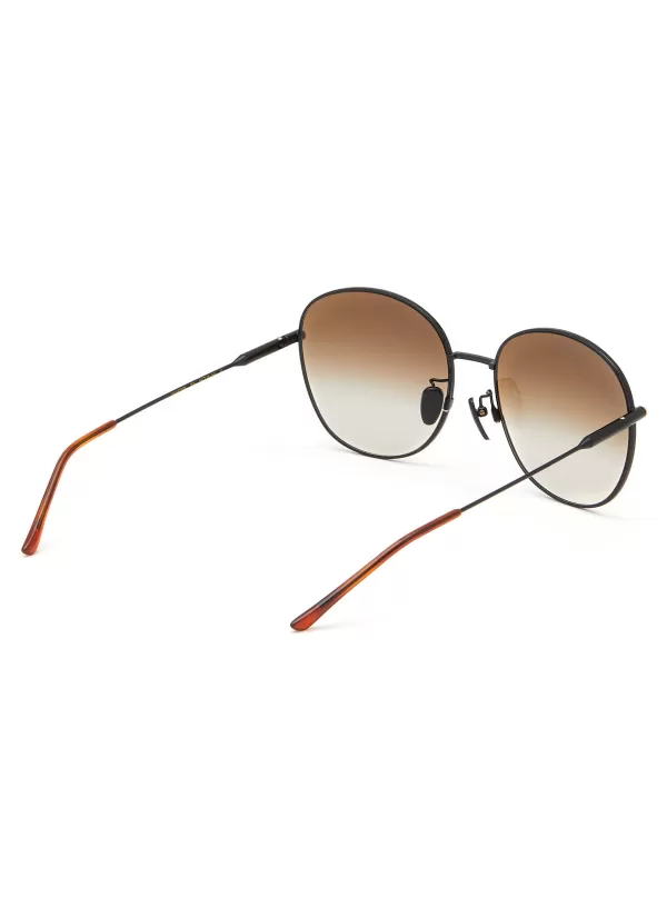 Eyewear>GUCCI Metal Round Sunglasses