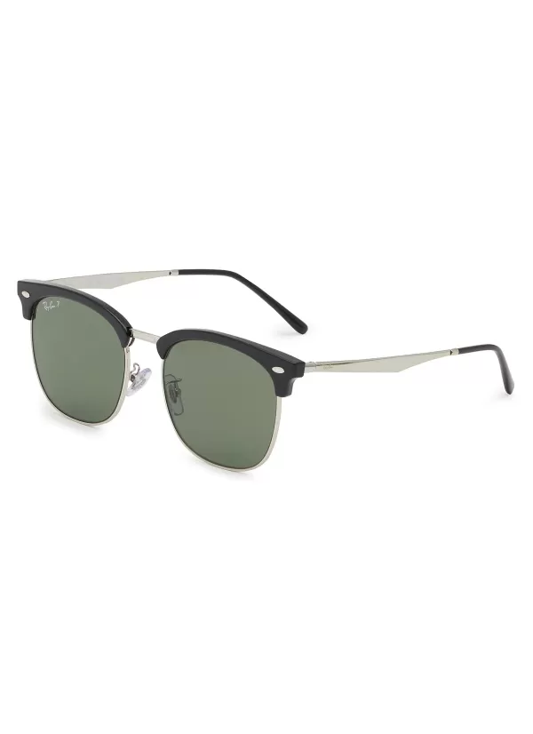 Eyewear>RAY BAN Metal Square Sunglasses