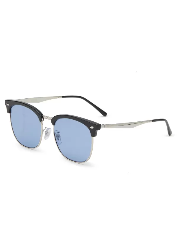 Eyewear>RAY BAN Metal Square Sunglasses