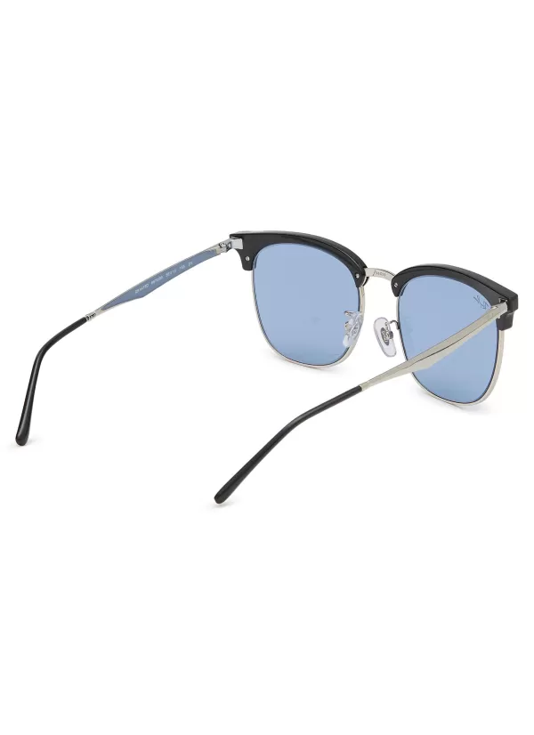 Eyewear>RAY BAN Metal Square Sunglasses