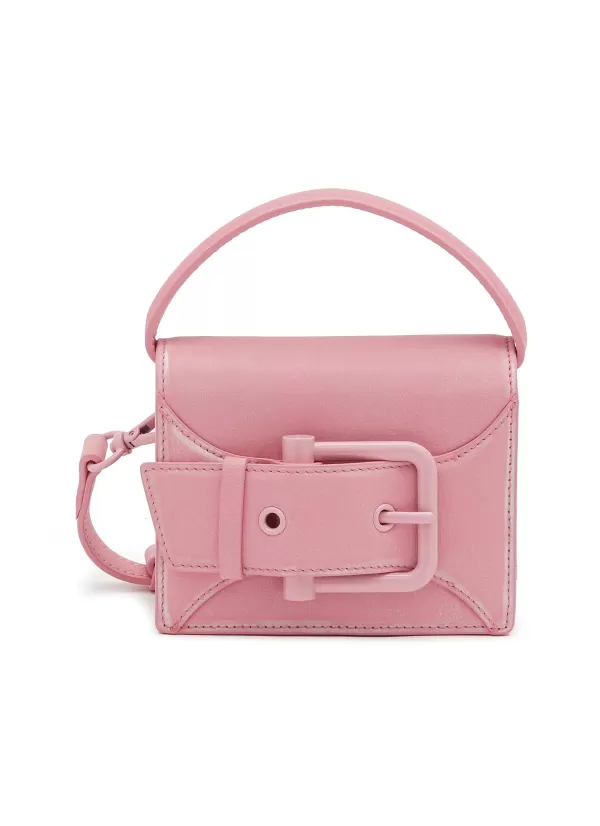 Crossbody>OSOI Micro Belted Brocle Leather Shoulder Bag