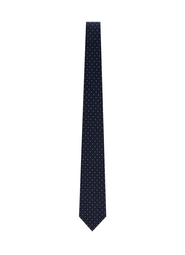 Ties>STEFANOBIGI MILANO Micro Floral Embroidered Silk Tie