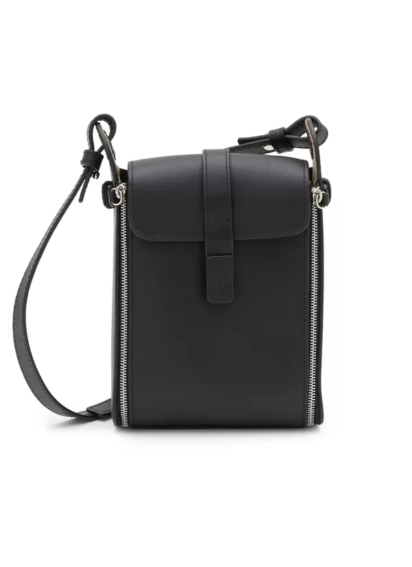 Tote Bags>BONASTRE Mini Dome Leather Crossbody Bag