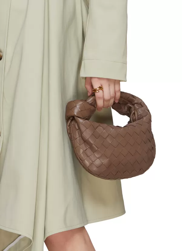 Clutch Bags>BOTTEGA VENETA Mini Jodie Intrecciato Leather Bag