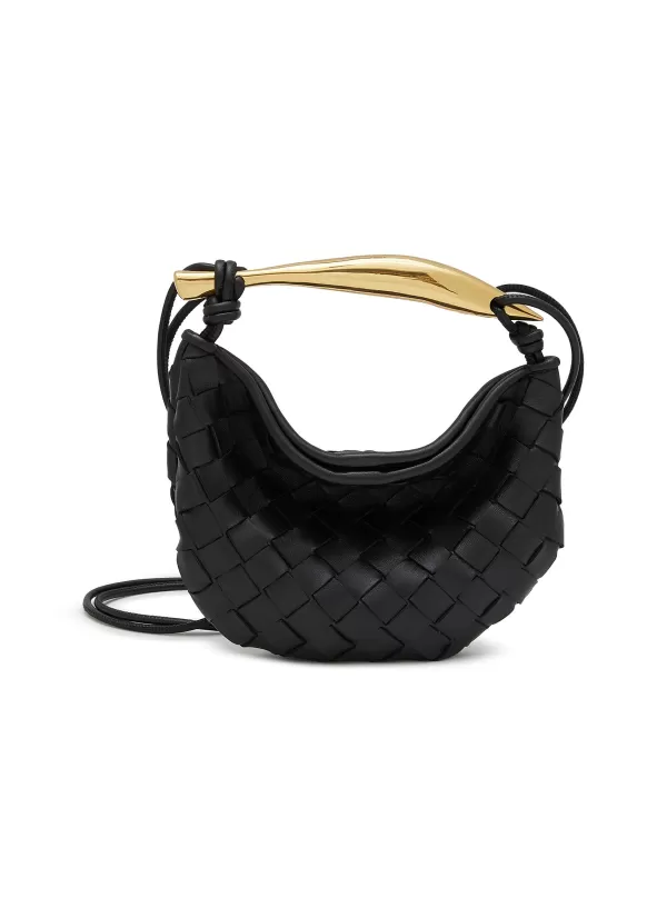 Crossbody>BOTTEGA VENETA Mini Sardine Intrecciato Leather Bag