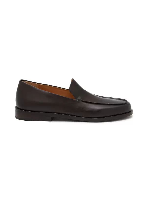 Flats>MARSÈLL Mocasso Leather Loafers