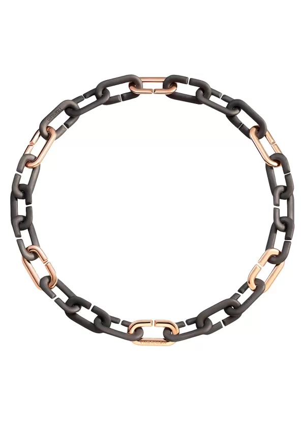 Fine Jewellery>VHERNIER Mon Jeu Titanium 18K Rose Gold Necklace