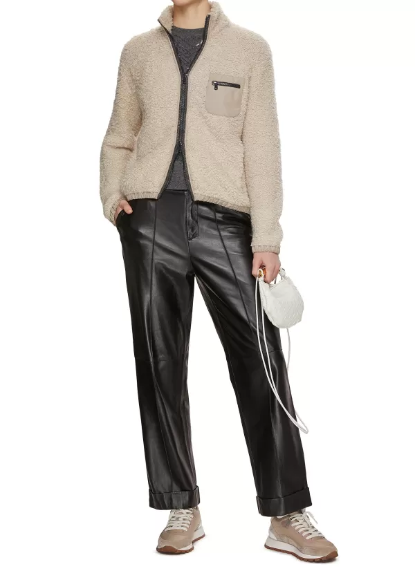 Jackets>BRUNELLO CUCINELLI Monili Embellished Cashmere Blend Jacket