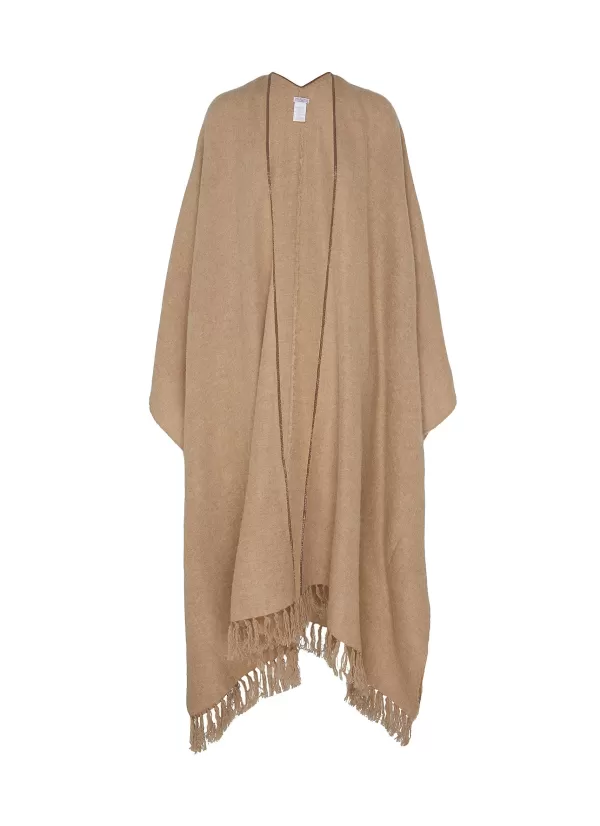 Scarves & Wraps>BRUNELLO CUCINELLI Monili Embellished Poncho