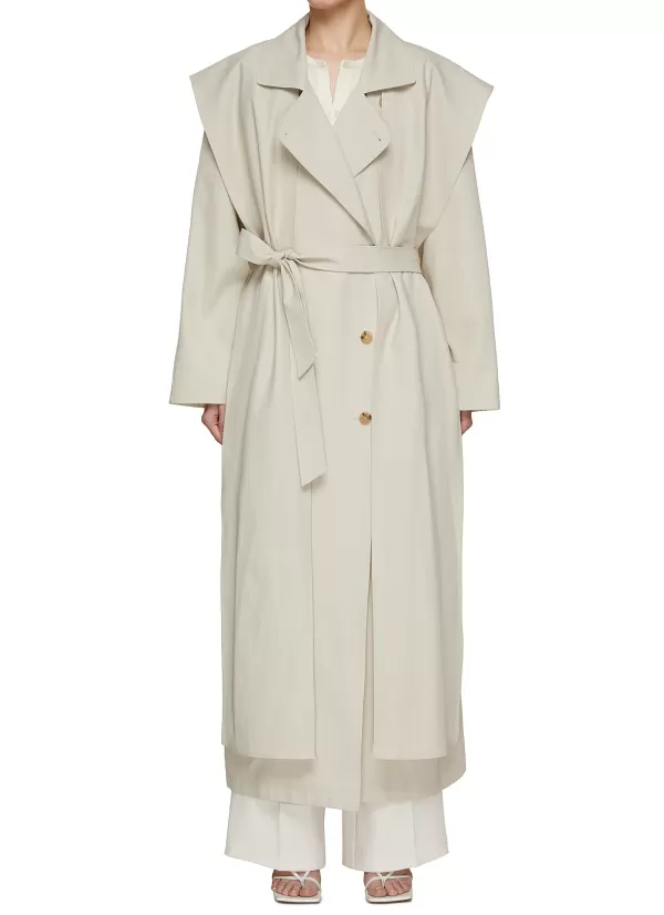 Coats>LE17SEPTEMBRE Muffler Layered Coat