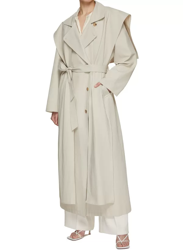 Coats>LE17SEPTEMBRE Muffler Layered Coat