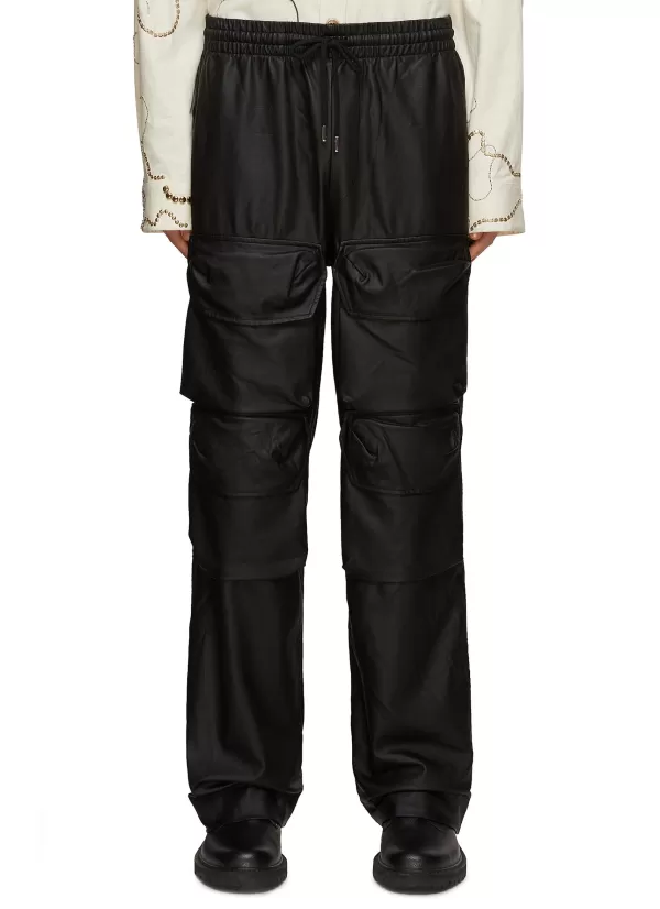 Pants>DRIES VAN NOTEN Multi Pocket Drawstring Pants