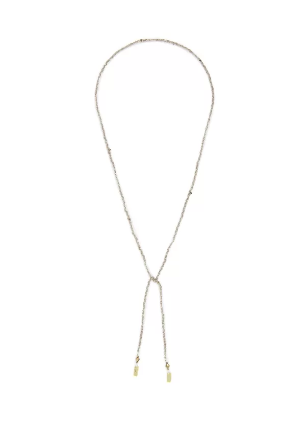 Fashion Jewellery>MARIE LAURE CHAMOREL N° 182 Sterling Silver Silk Yarn Necklace