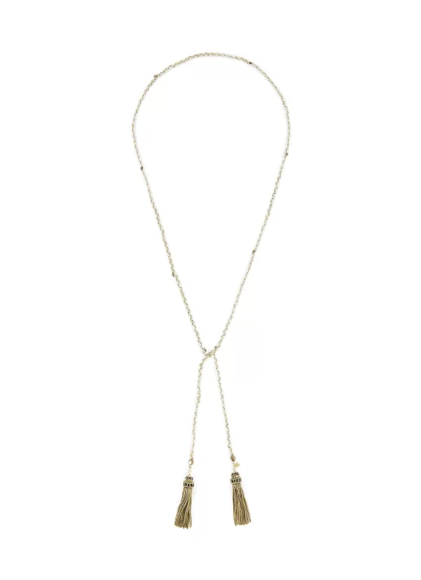 Fashion Jewellery>MARIE LAURE CHAMOREL N° 359 Gold Grey Necklace