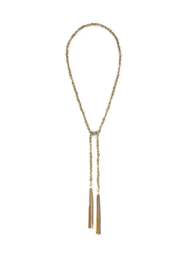 Fashion Jewellery>MARIE LAURE CHAMOREL N° 359 Gold Toned Metal Necklace