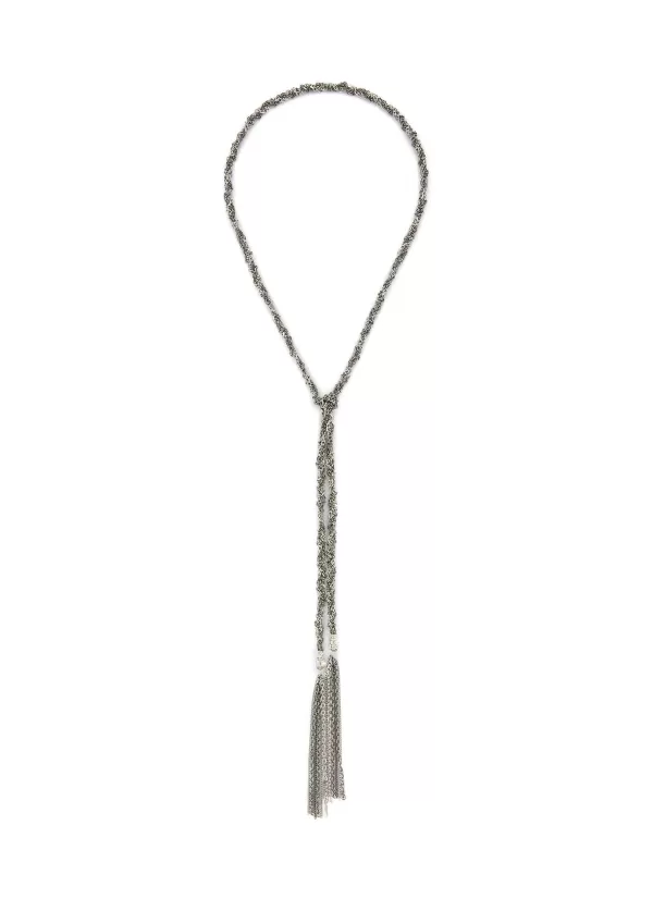 Fashion Jewellery>MARIE LAURE CHAMOREL N° 359 Silver Toned Metal Necklace