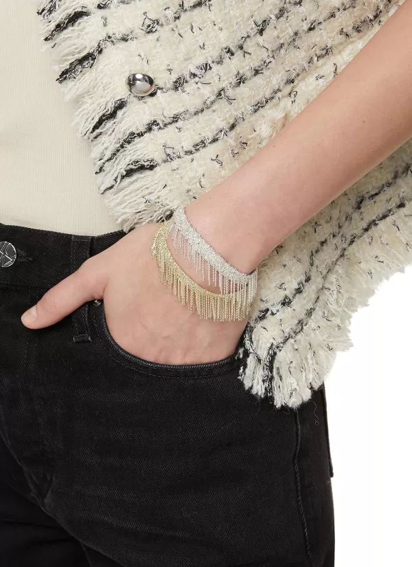 Fashion Jewellery>MARIE LAURE CHAMOREL N° 675 Sterling Silver Silk Yarn Bracelet