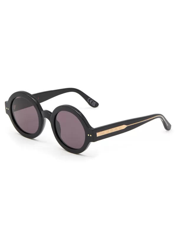 Eyewear>MARNI Nakagin Tower Acetate Round Sunglasses