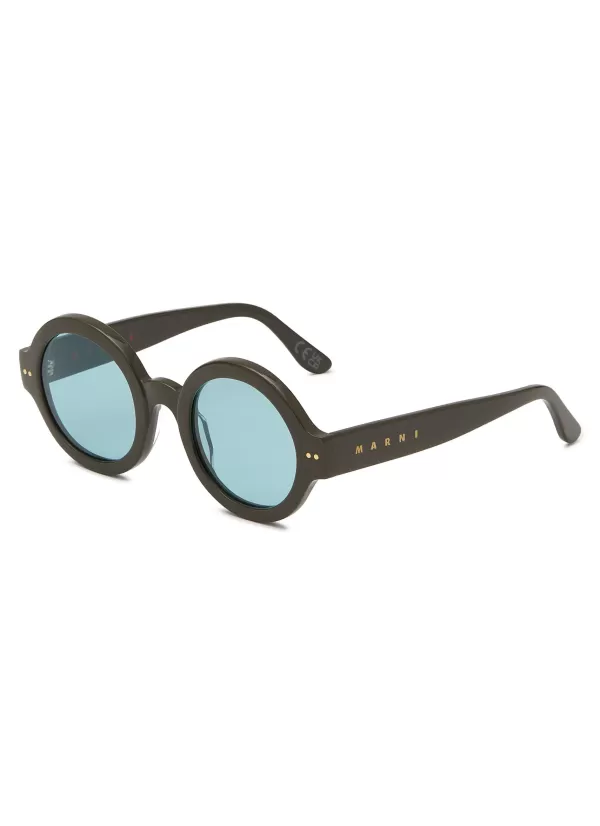 Eyewear>MARNI Nakagin Tower Round Sunglasses