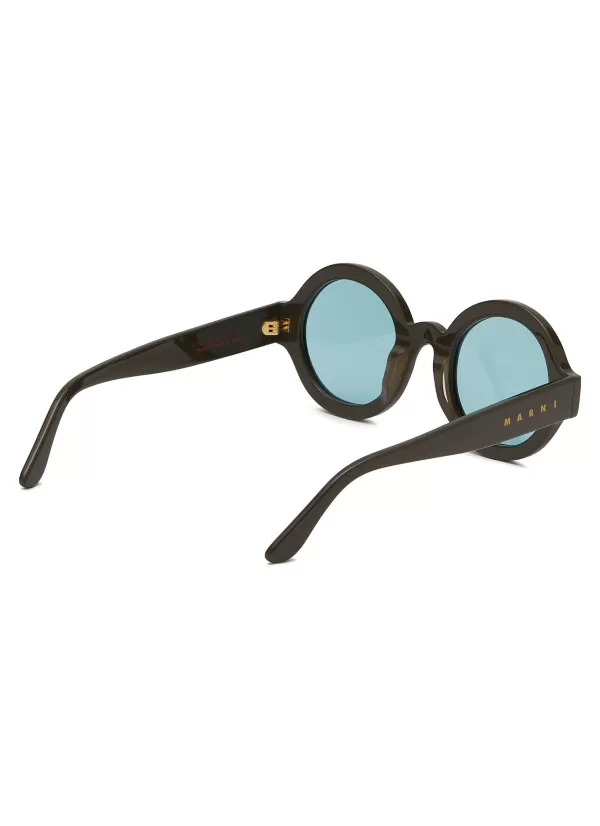 Eyewear>MARNI Nakagin Tower Round Sunglasses