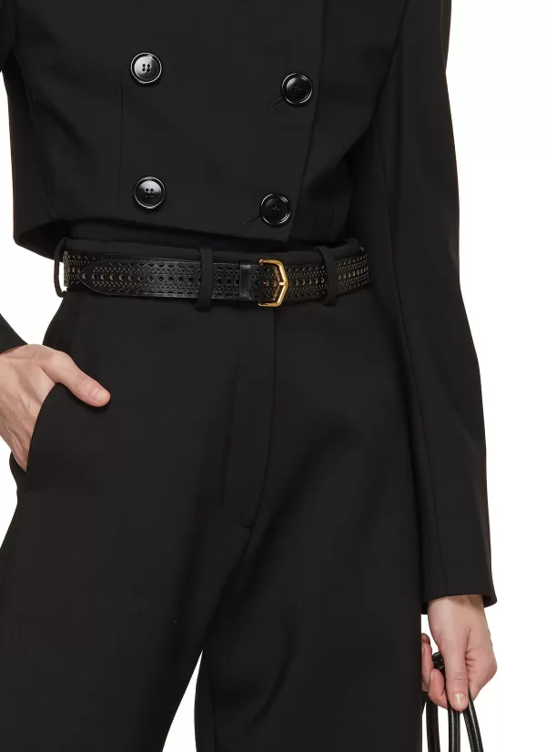 Belts>ALAÏA Neo Vienne Leather Belt