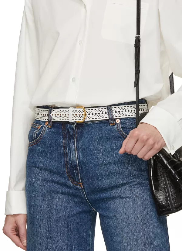 Belts>ALAÏA Neo Vienne Leather Belt