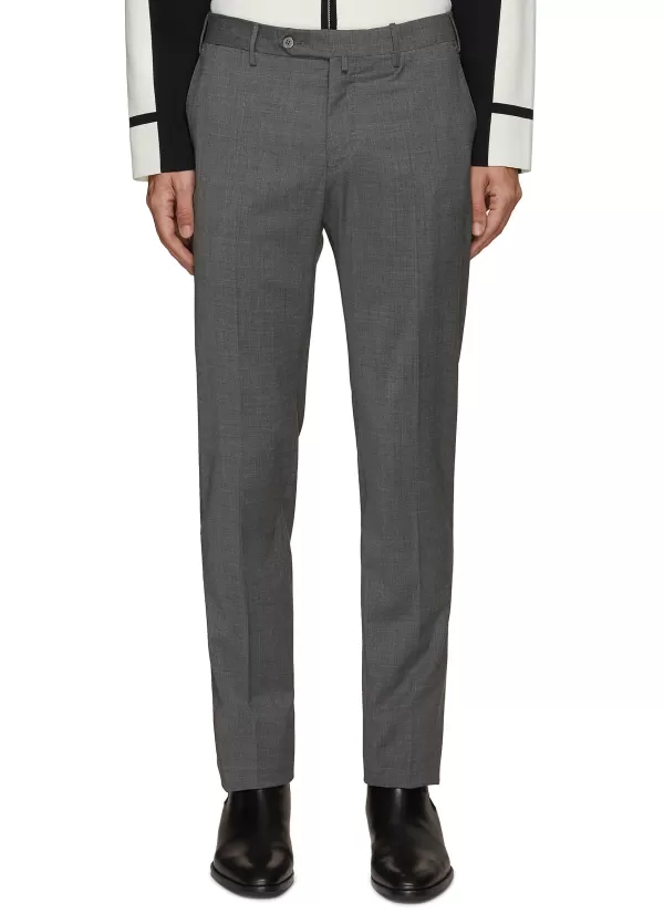 Pants>PT TORINO Nos Slim Fit Flat Front Dress Pants