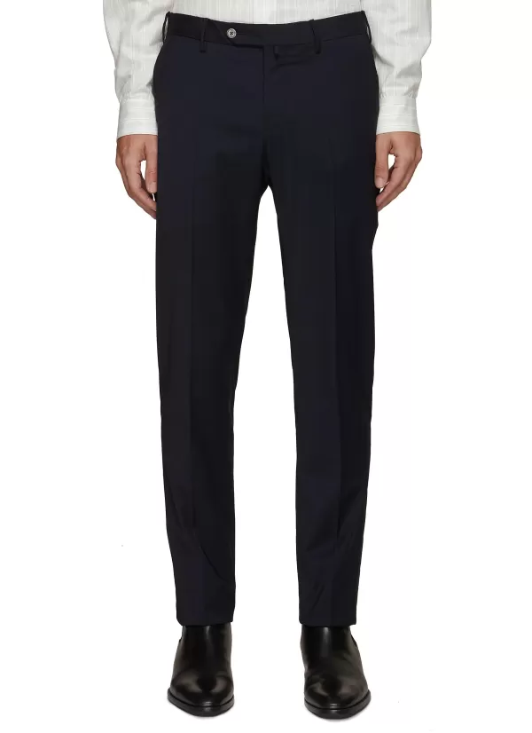 Pants>PT TORINO Nos Slim Fit Flat Front Dress Pants