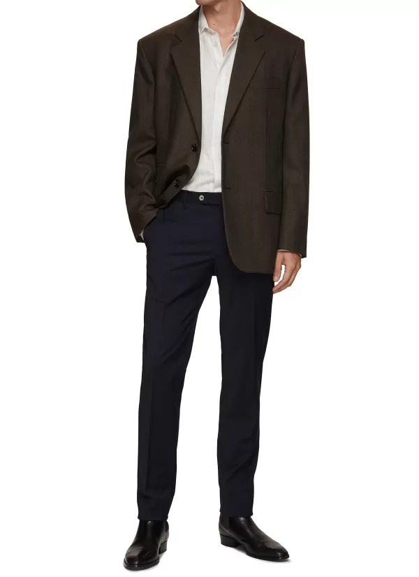 Pants>PT TORINO Nos Slim Fit Flat Front Dress Pants