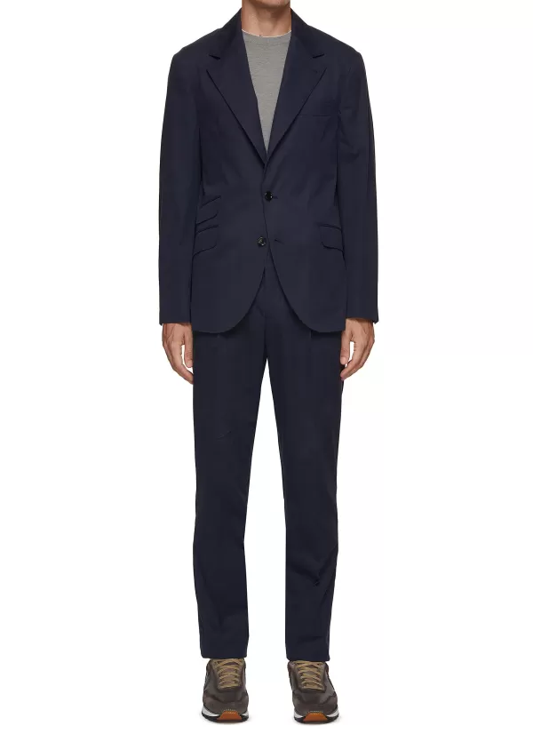 Suits>BRUNELLO CUCINELLI Notch Lapel Cashmere Blend Suit