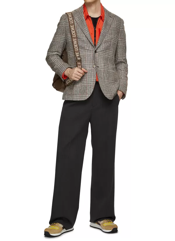 Suits>EQUIL Notch Lapel Plaid Blazer