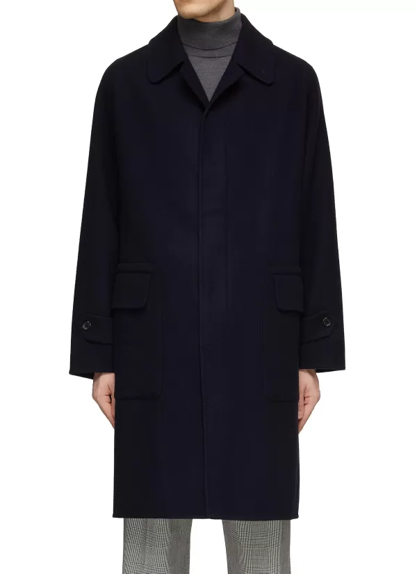 Coats>TOMORROWLAND Notch Lapel Wool Coat