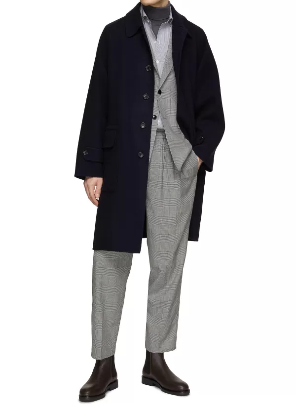 Coats>TOMORROWLAND Notch Lapel Wool Coat