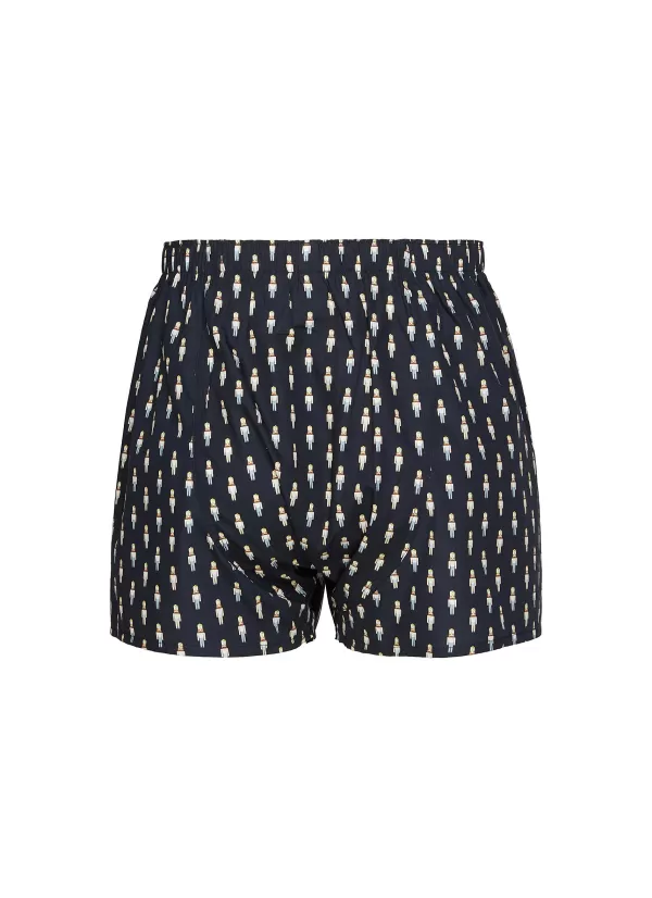 Underwear>SUNSPEL Nutcracker Print Cotton Boxer Shorts