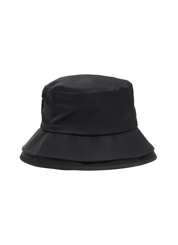 Hats & Gloves>SACAI Nylon Double Brim Bucket Hat