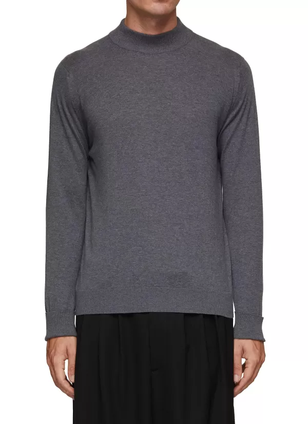 T-Shirts>JOHN SMEDLEY Oakdale Long Sleeve Cotton T-Shirt